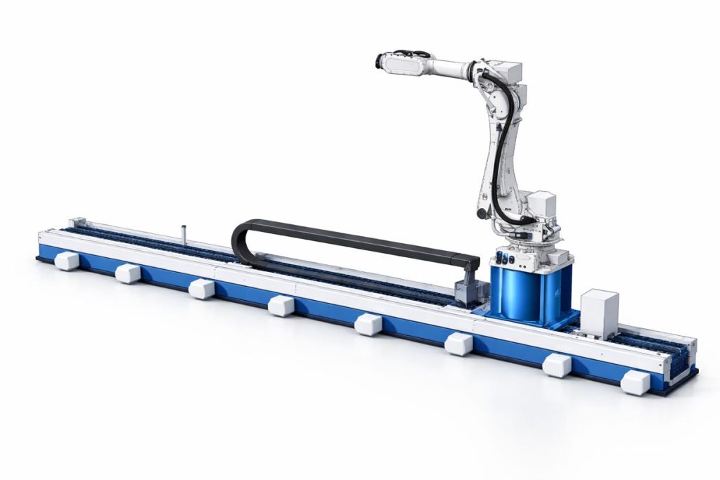 Heavy Duty Robot Transfer Rail | D003 7th Axis Ground Track System ...